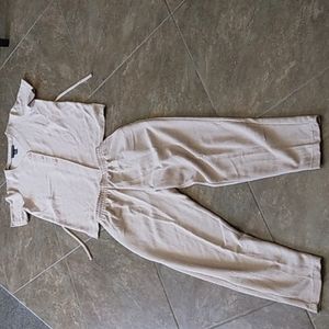 Vintage Oversized Knit Office Ensemble- Top and Pants- Matching Outfit